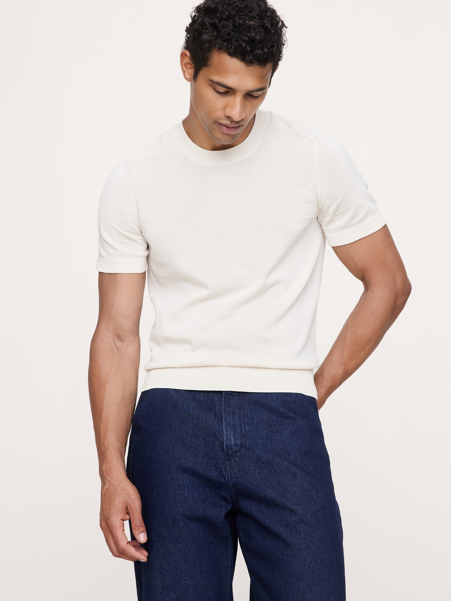 Image number 3 showing, Cotton Sweater Tee