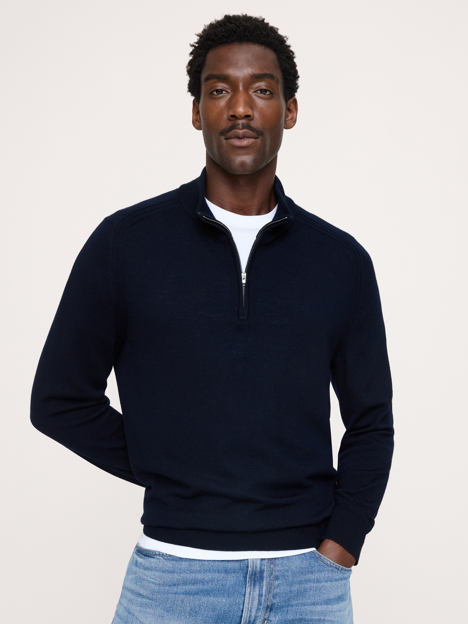 Merino Half-Zip Sweater