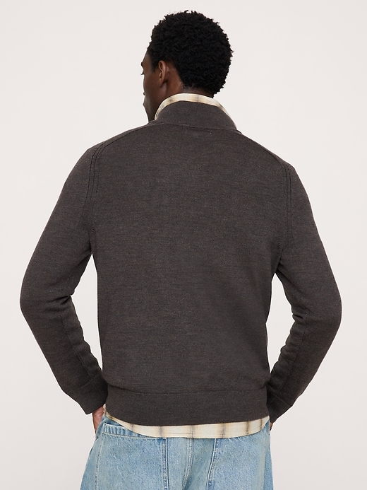 Merino Half-Zip Sweater | Banana Republic