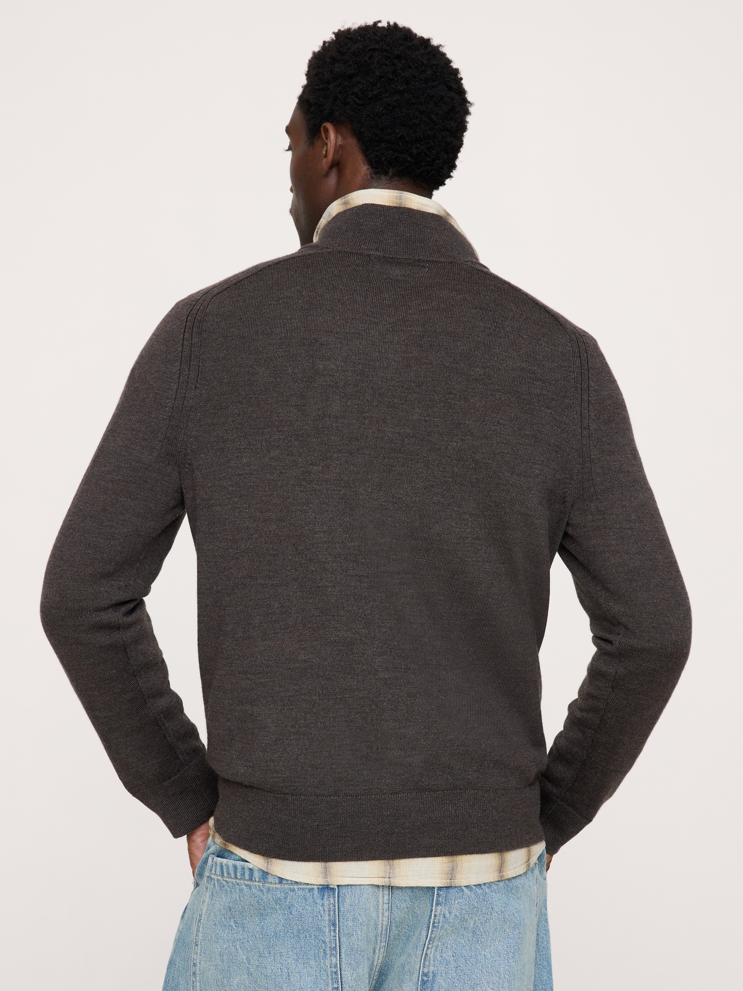 Merino Half-Zip Sweater - thumbnail 3