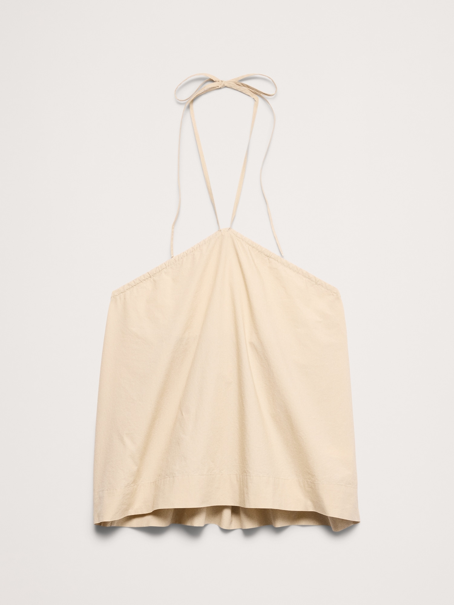 Image number 5 showing, Cotton Poplin Halter Top
