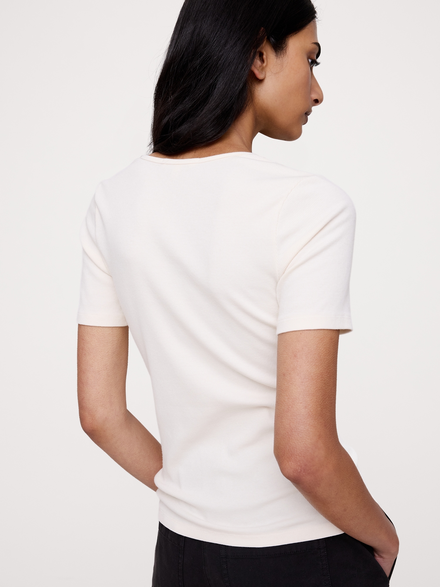 Image number 2 showing, Ribbed Henley