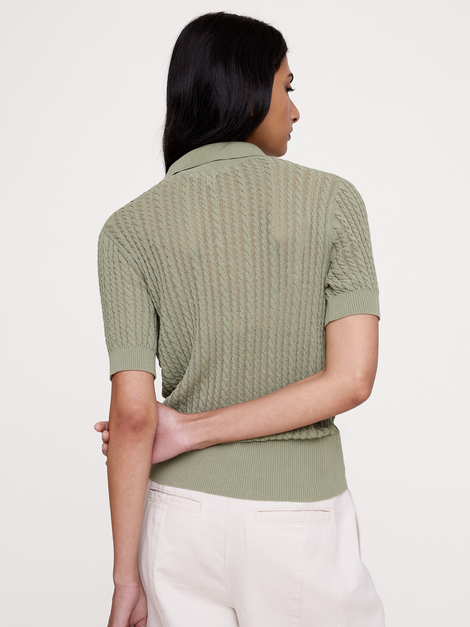 Image number 2 showing, Crinkle Knit Polo