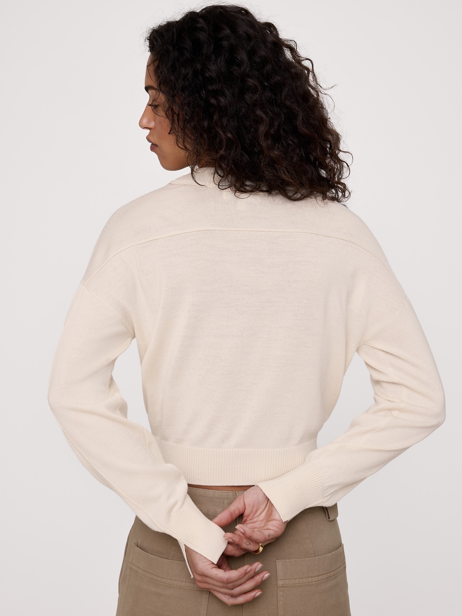 Merino Cardigan Sweater - thumbnail 10