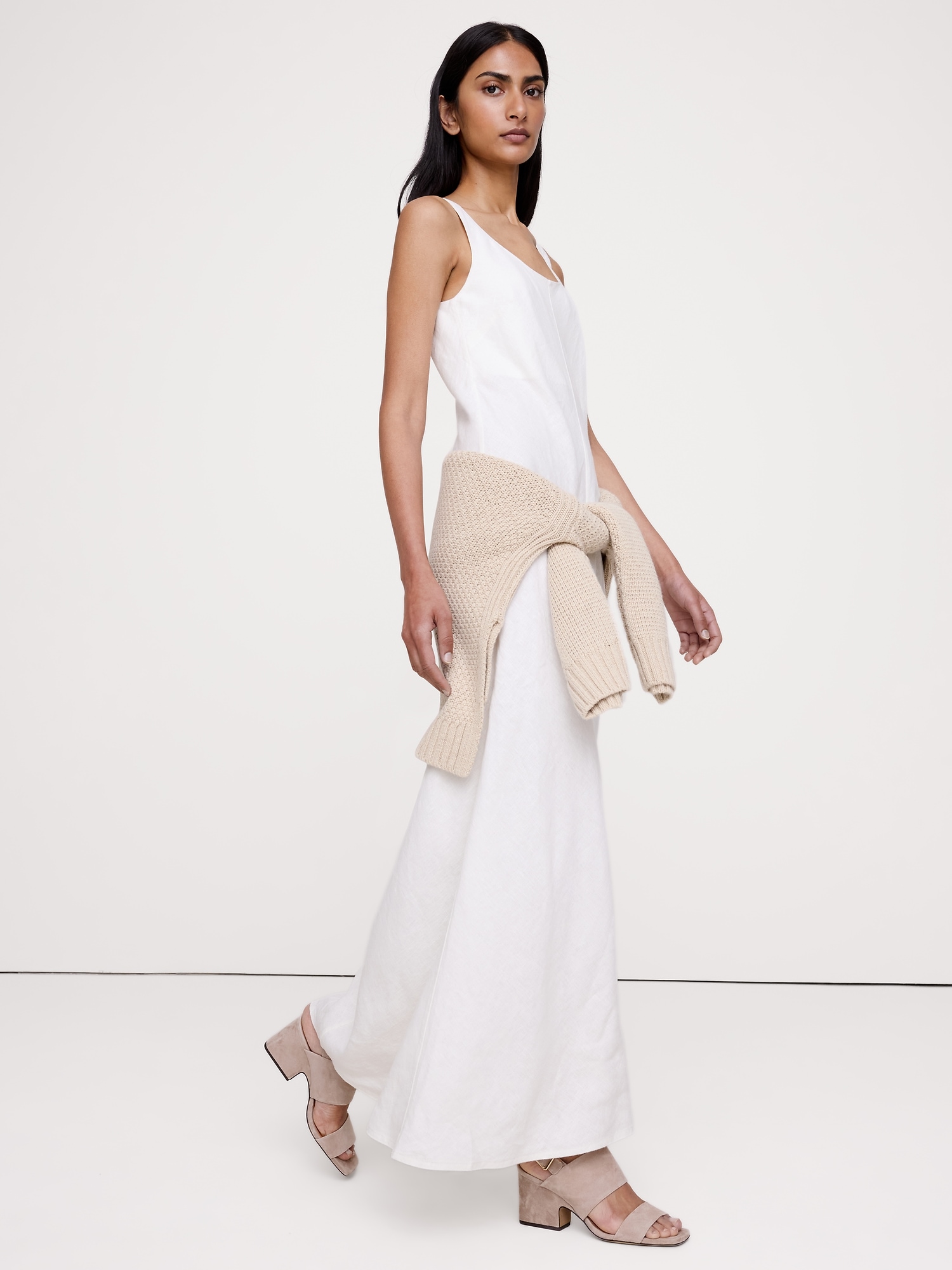 Image number 2 showing, Suede Block-Heel Sandal