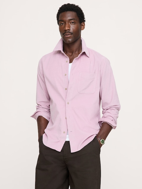 Standard-Fit Lightweight Corduroy Shirt