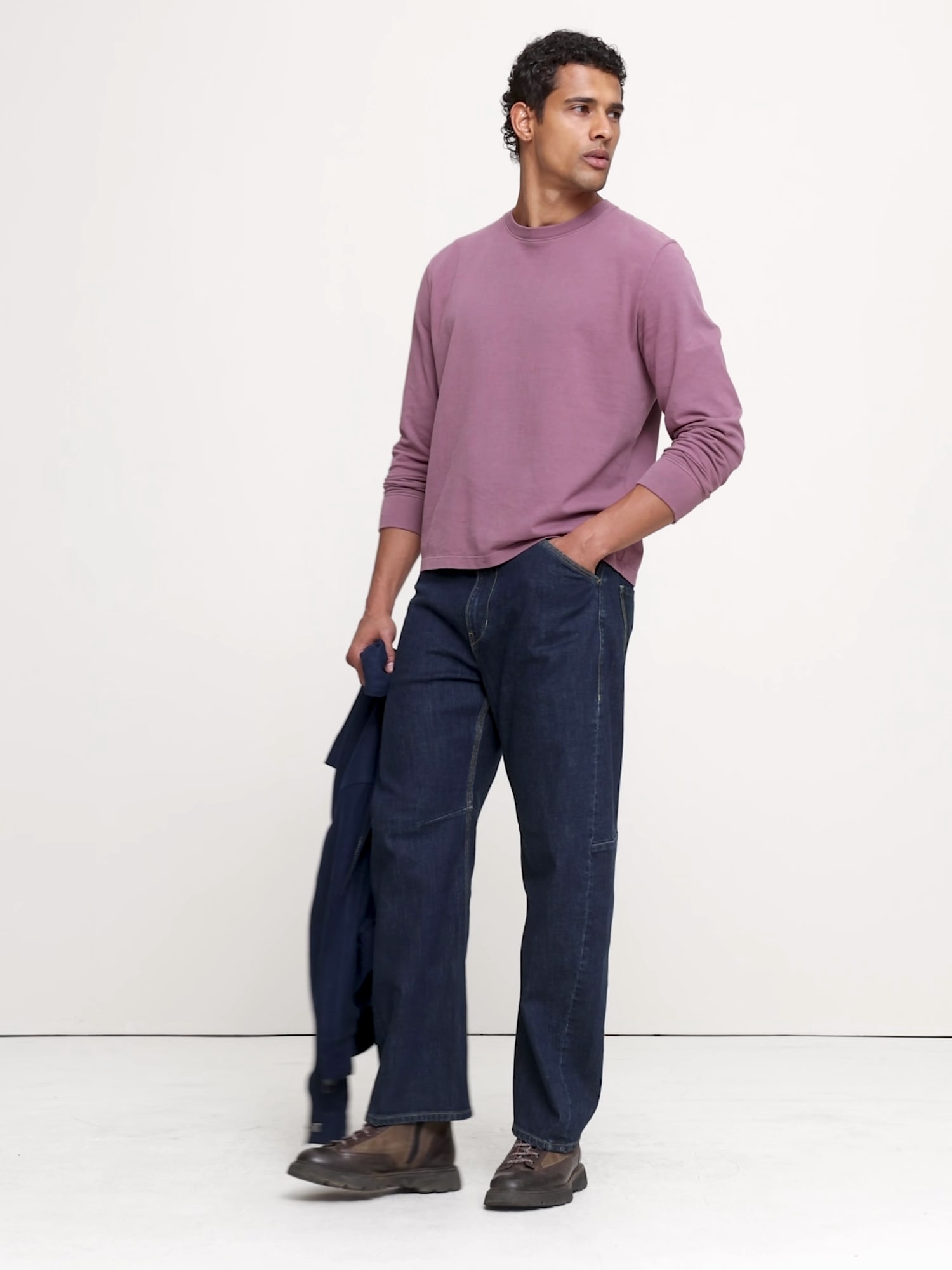 Heavyweight Cotton Long-Sleeve T-Shirt - thumbnail 8