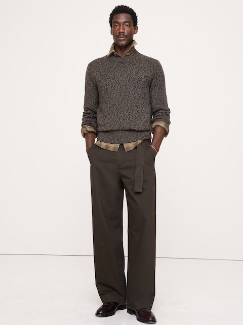 Loose Belted Chino