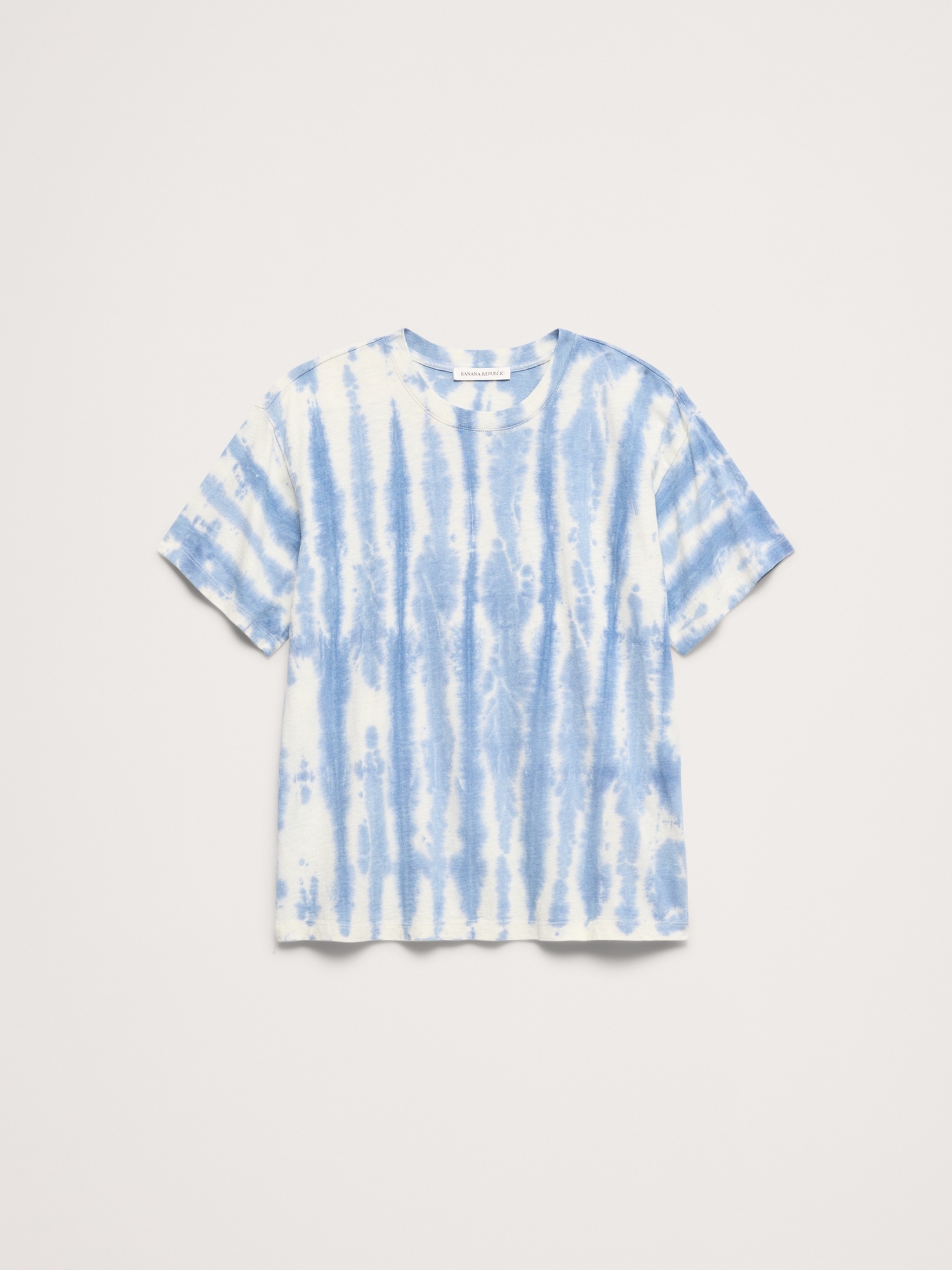 Image number 4 showing, Cotton Slub Boyfriend Crew-Neck T-Shirt