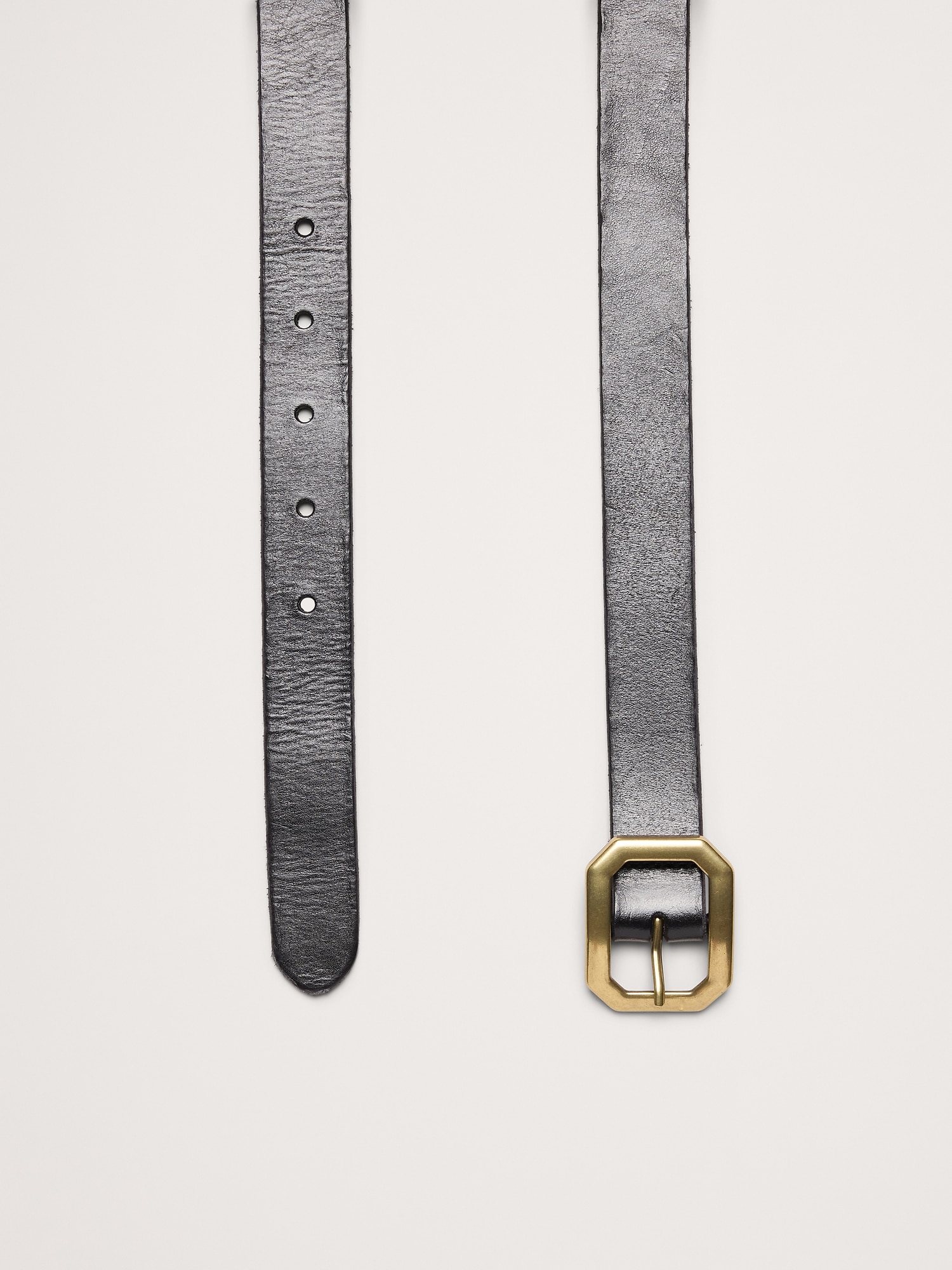 Geometric-Buckle Belt