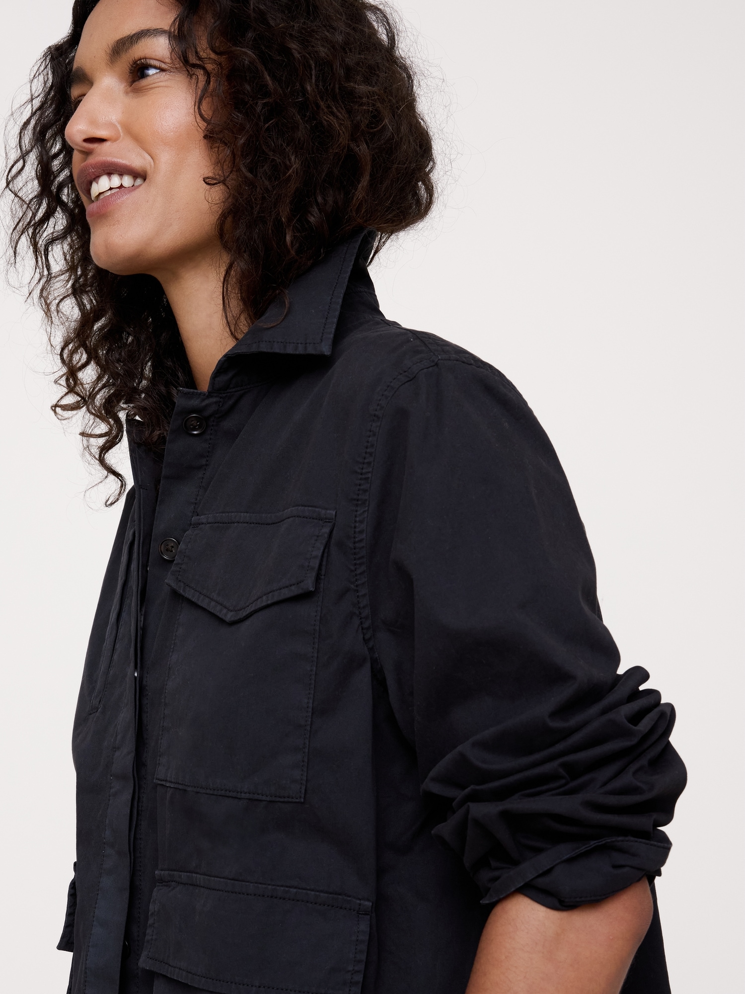 Image number 3 showing, Cotton Twill Shirt Jacket