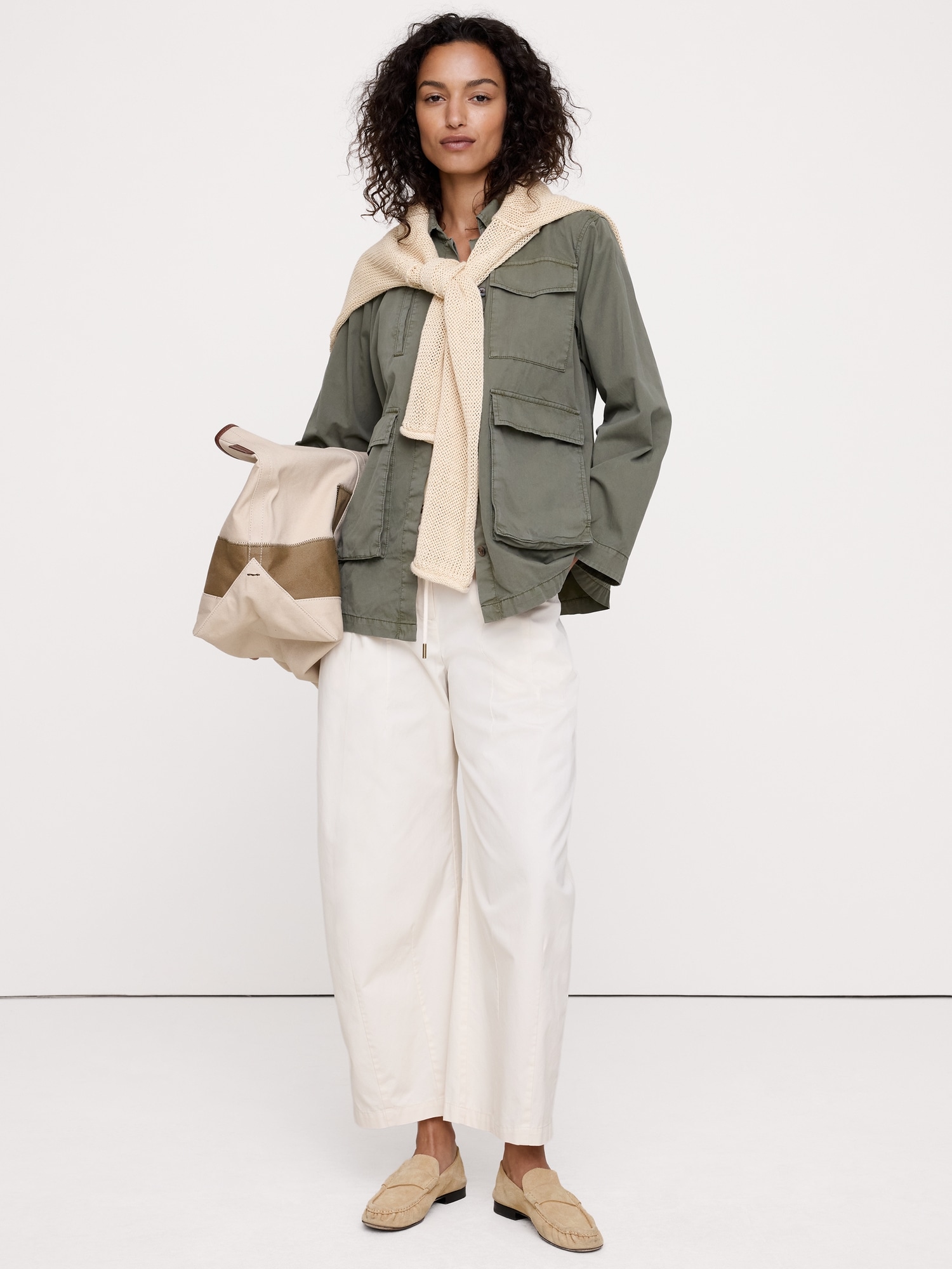 Image number 5 showing, Cotton Twill Shirt Jacket