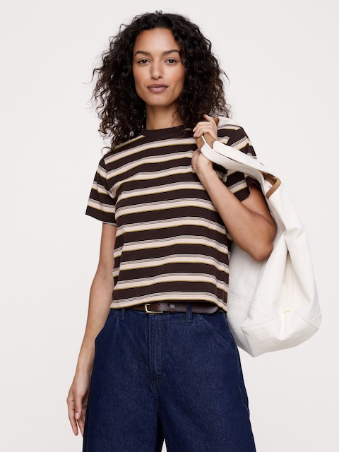 Vintage Cotton Crew-Neck T-Shirt