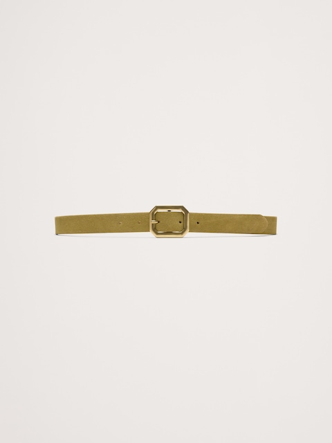 Geometric-Buckle Belt