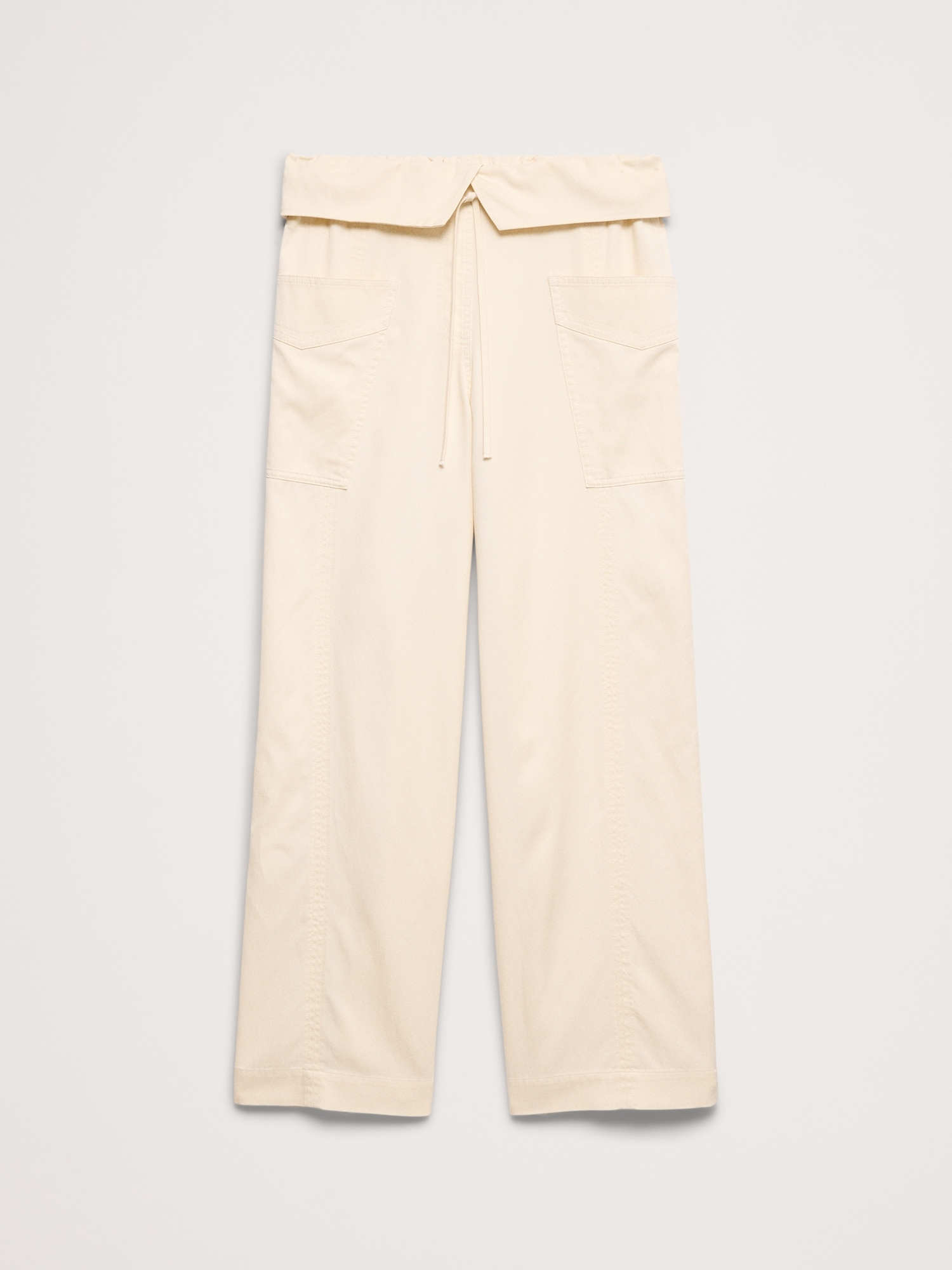 Image number 8 showing, High-Rise Straight-Leg Fisherman Pant