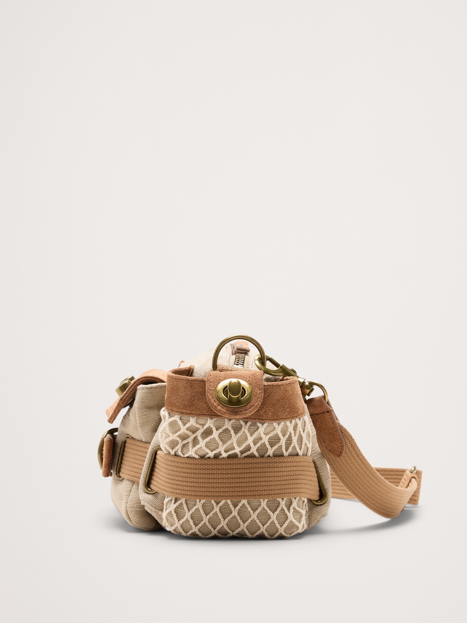 Женская сумка Banana Republic Canvas Explorer Crossbody, цвет: Натуральный — фото 2