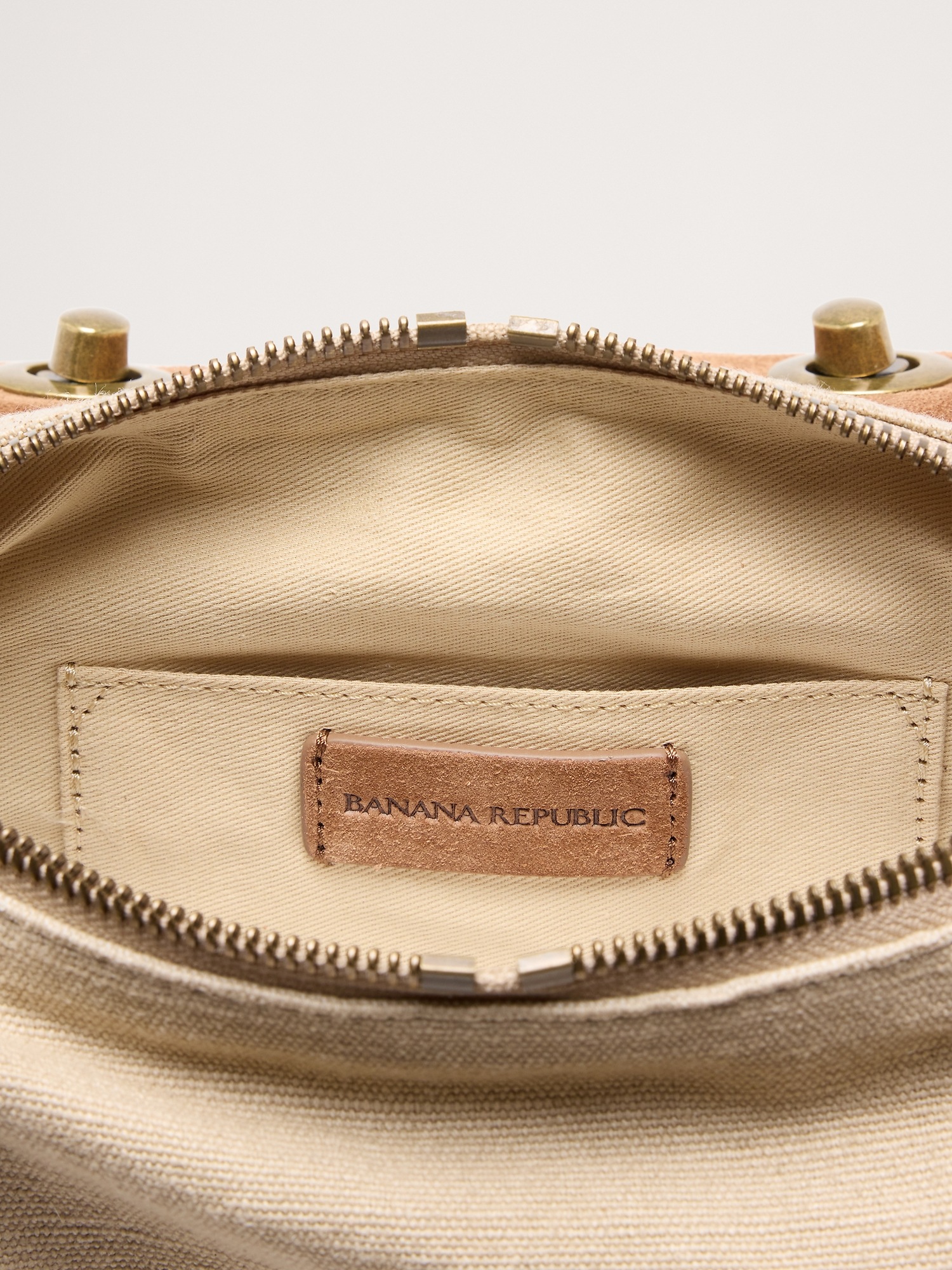 Женская сумка Banana Republic Canvas Explorer Crossbody, цвет: Натуральный — фото 5