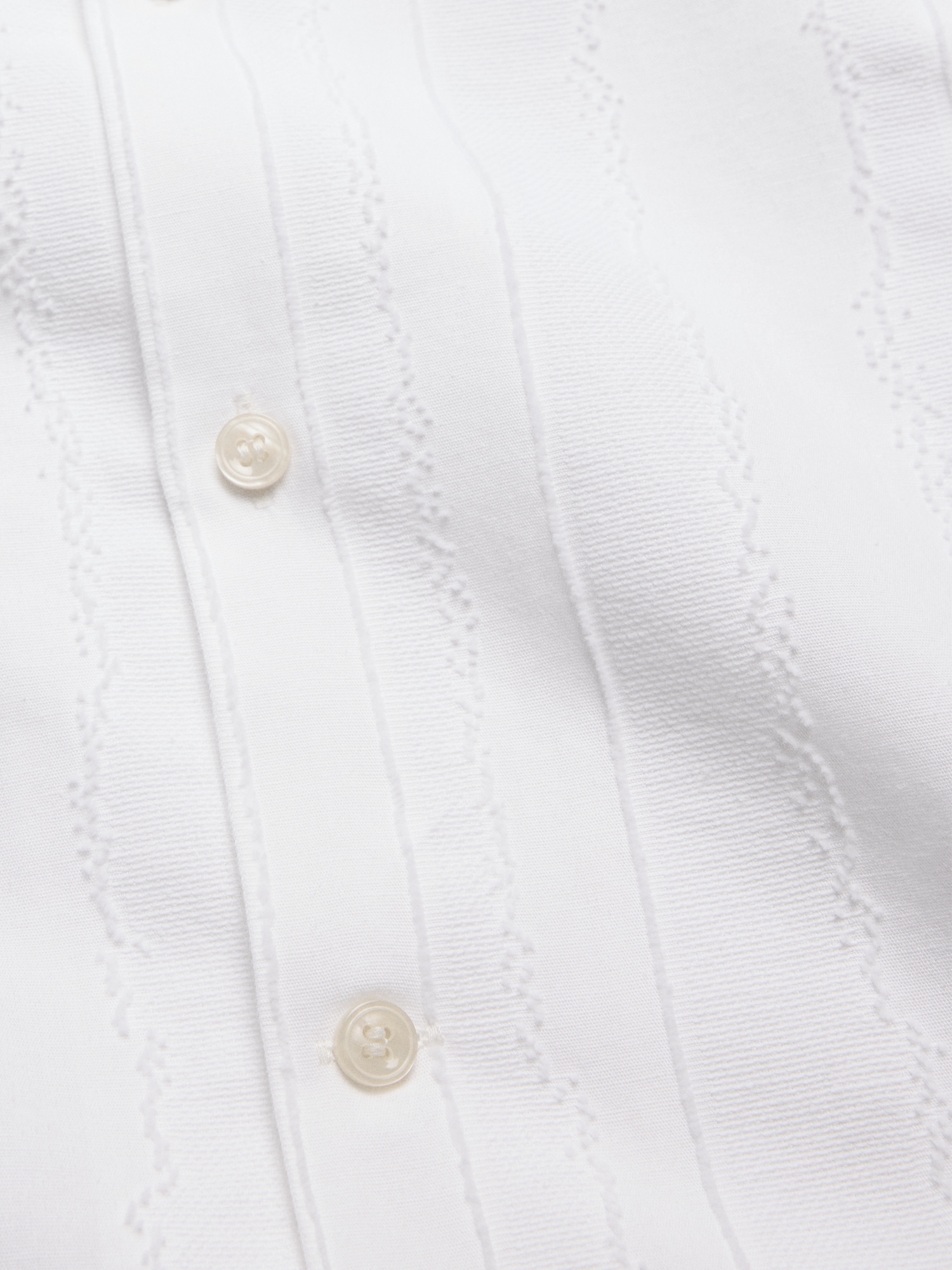 Image number 5 showing, Relaxed-Fit Cotton-Linen Jacquard Resort Shirt