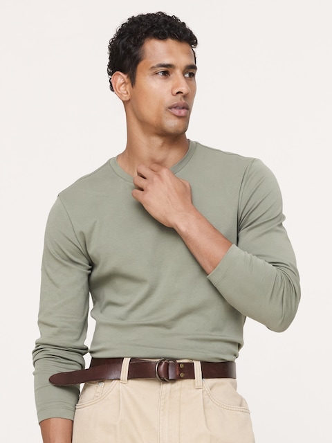 Luxury-Touch Long-Sleeve T-Shirt