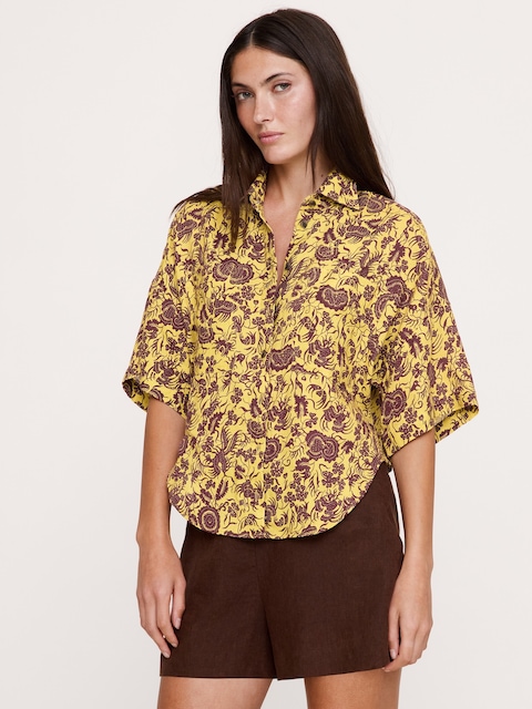 Linen Short-Sleeve Shirt