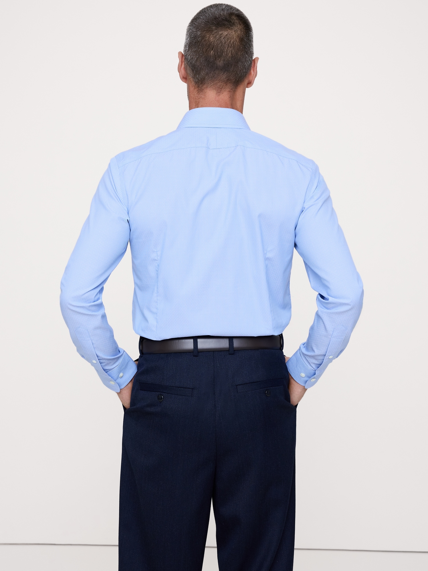 Image number 3 showing, Slim-Fit Wrinkle-Resistant Dress Shirt