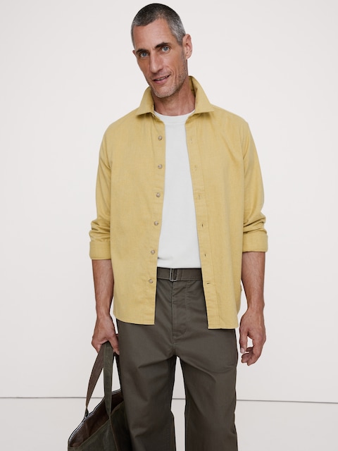 Standard-Fit Lightweight Flannel Shirt