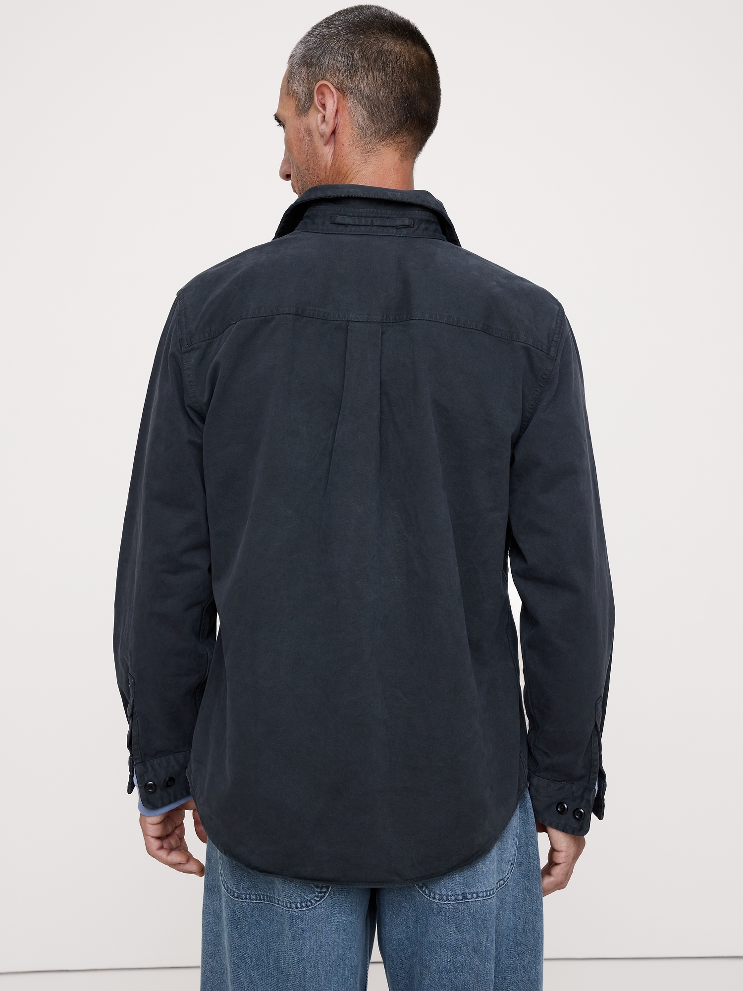 Image number 3 showing, Cotton Twill Shirt Jacket