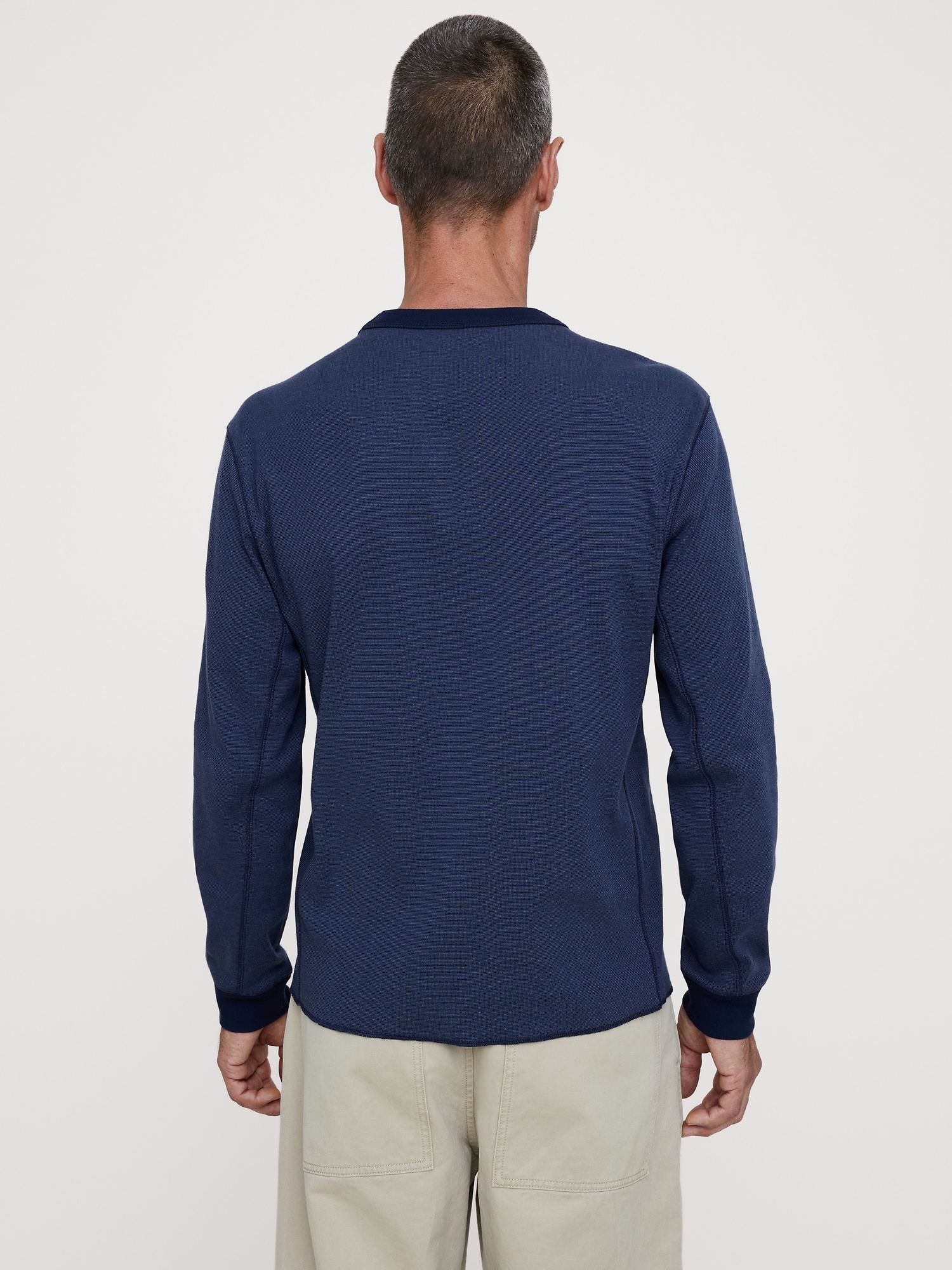 Ribbed Cotton Long-Sleeve T-Shirt - thumbnail 2