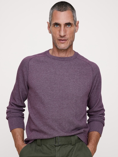 Slub Double-Knit Crew-Neck T-Shirt