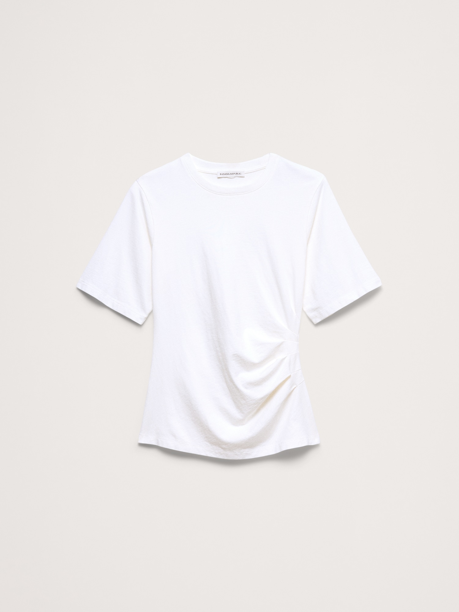 Image number 4 showing, Vintage Cotton Ruched-Side T-Shirt