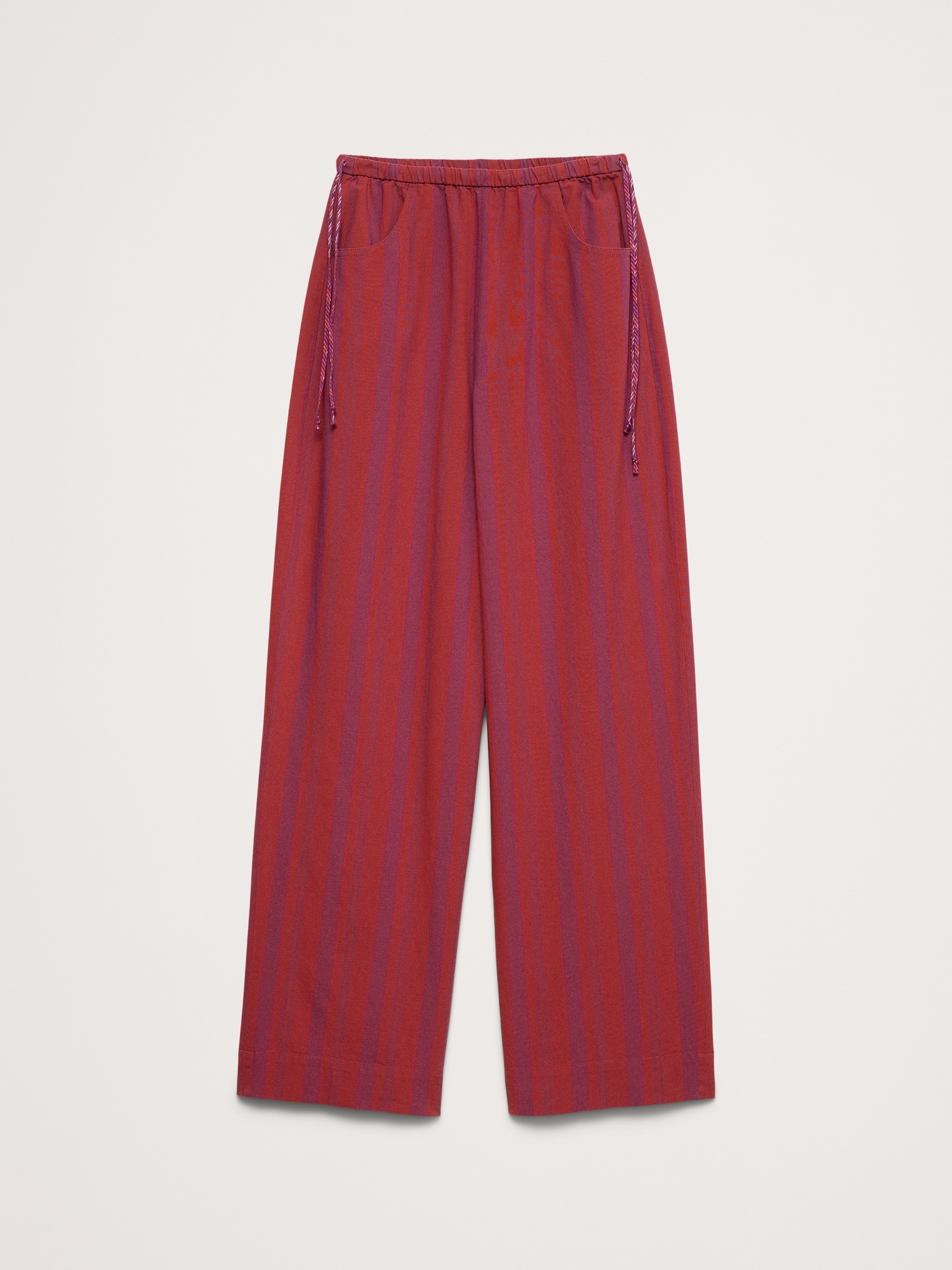 Image number 5 showing, Cotton Pull-On Side-Tie Pant