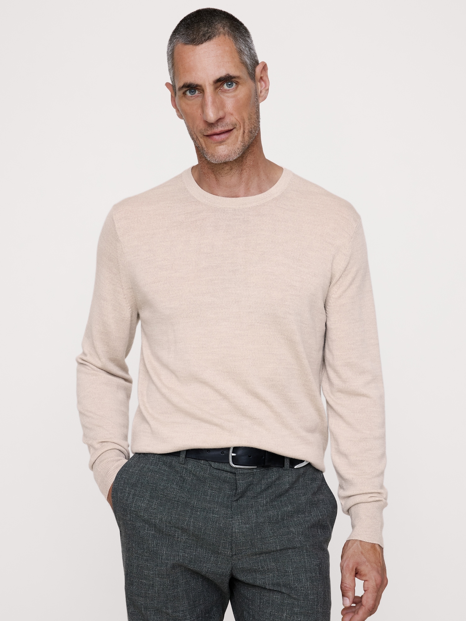 Merino Crew-Neck Sweater - thumbnail 3