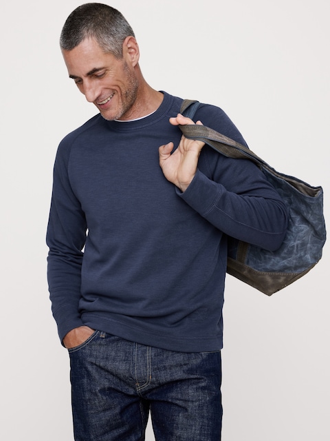 Slub Double-Knit Crew-Neck T-Shirt