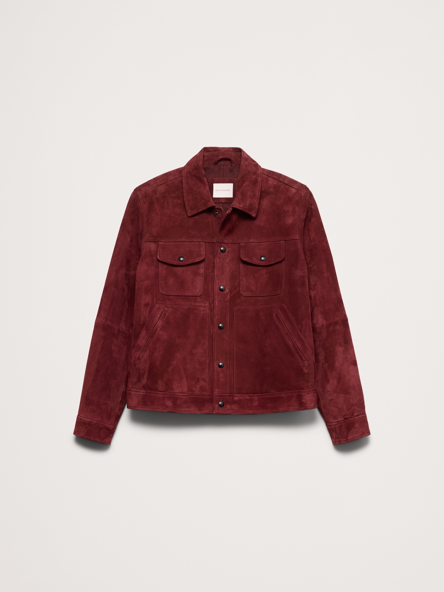 Image number 5 showing, Suede Trucker Jacket