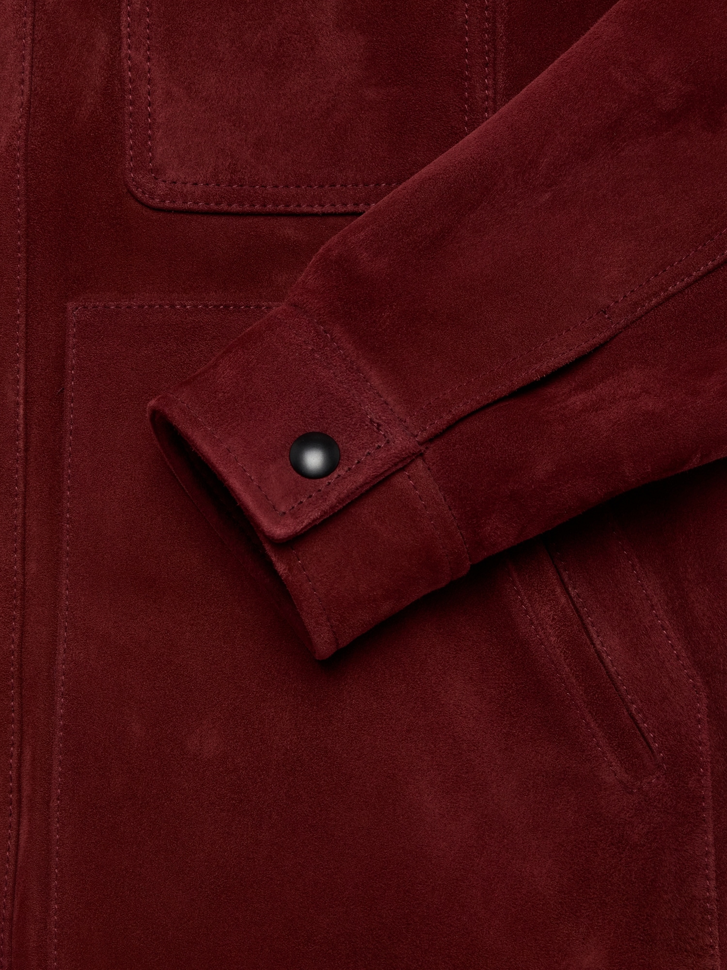 Image number 7 showing, Suede Trucker Jacket