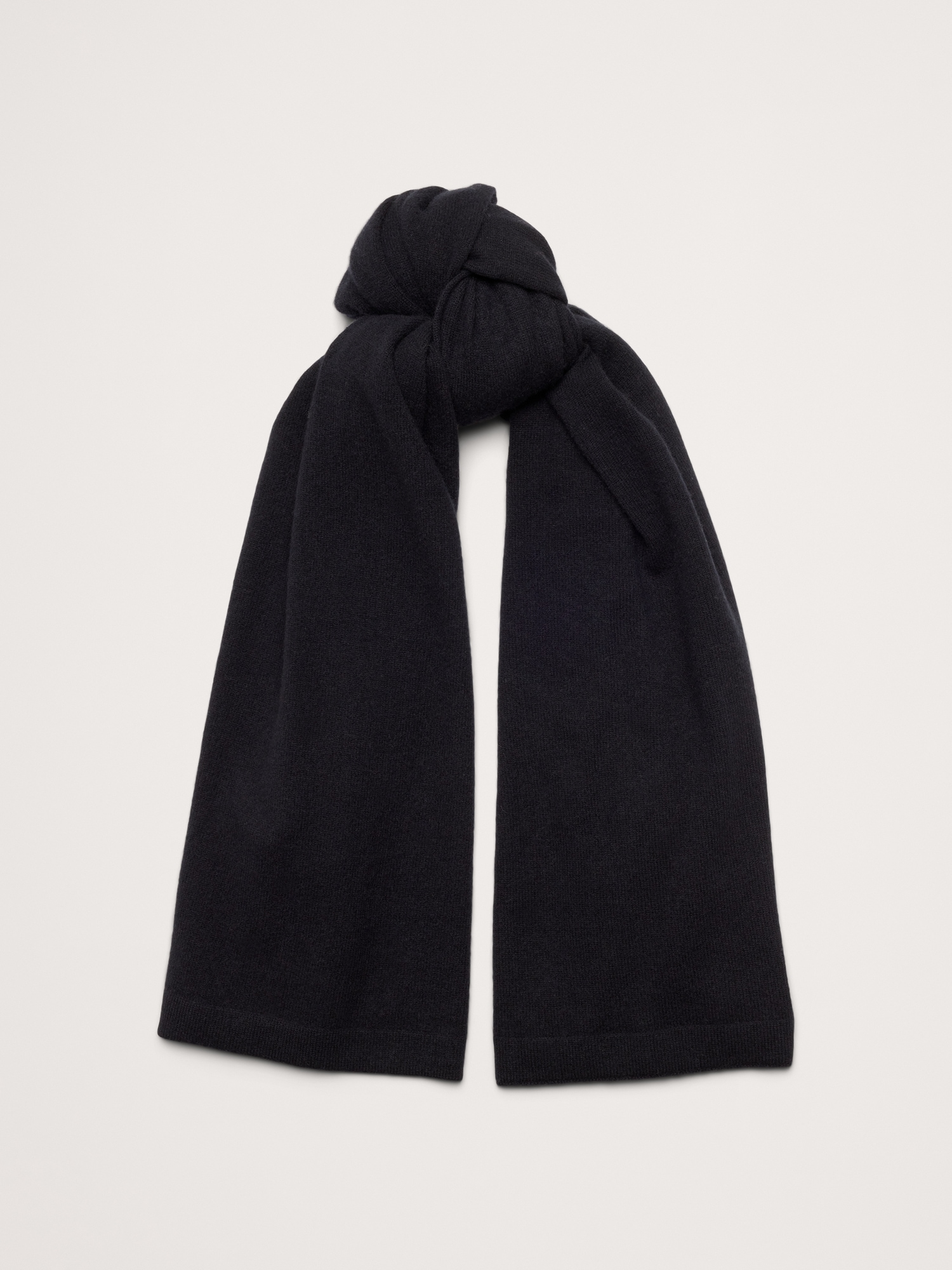 Женский шарф Banana Republic Jersey Cashmere Travel, цвет: Чёрный