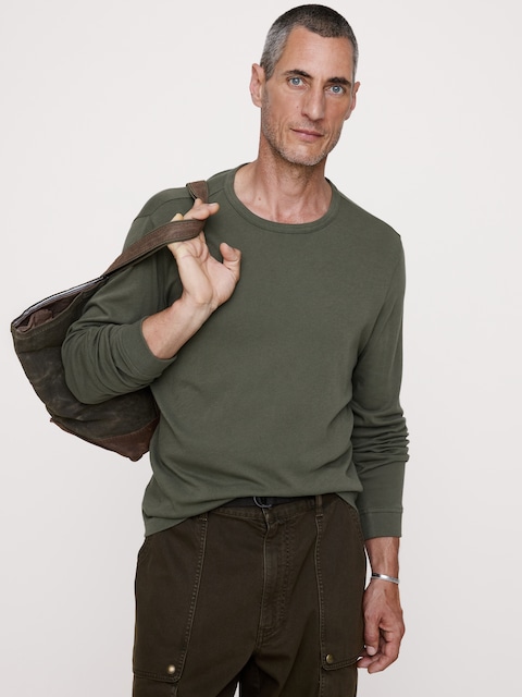 Cotton Jersey Long-Sleeve T-Shirt