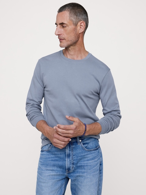 Luxury-Touch Long-Sleeve T-Shirt