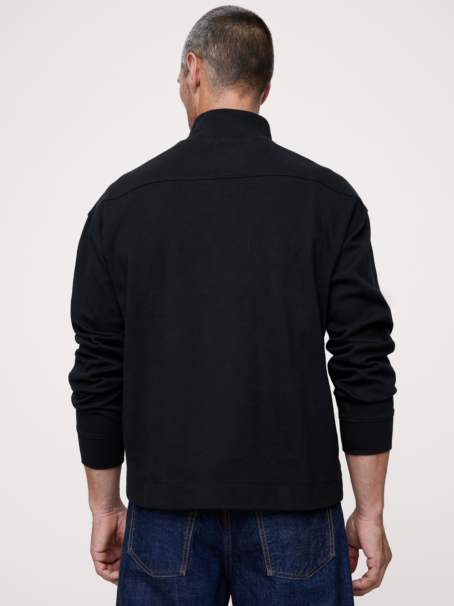 Luxury-Touch Half-Zip Pullover - thumbnail 2