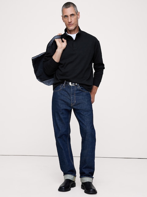 Luxury-Touch Half-Zip Pullover