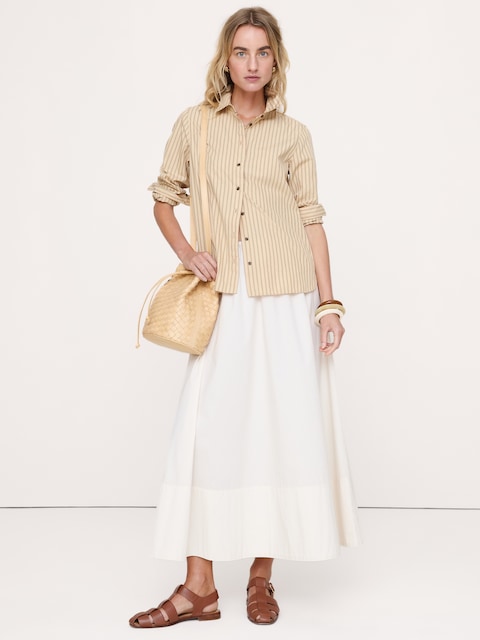 The Everyday Shirt in Cotton Poplin