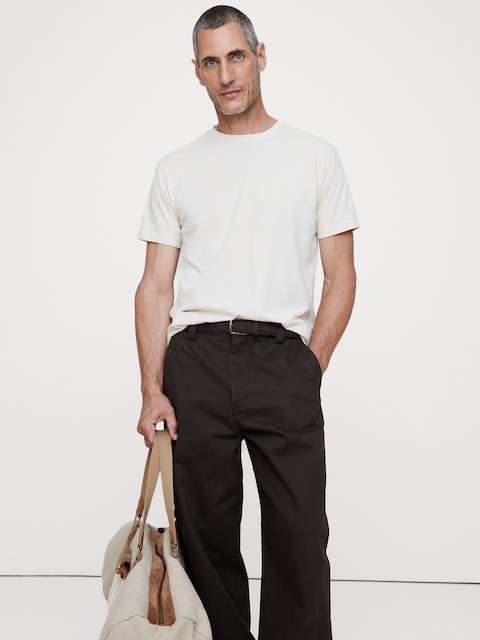 Lightweight Cotton Crew-Neck T-Shirt