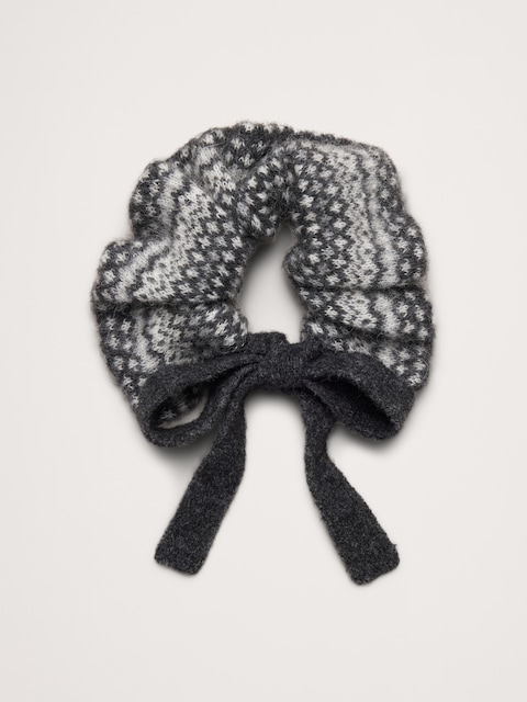 Italian Fairisle Sweater Scrunchie