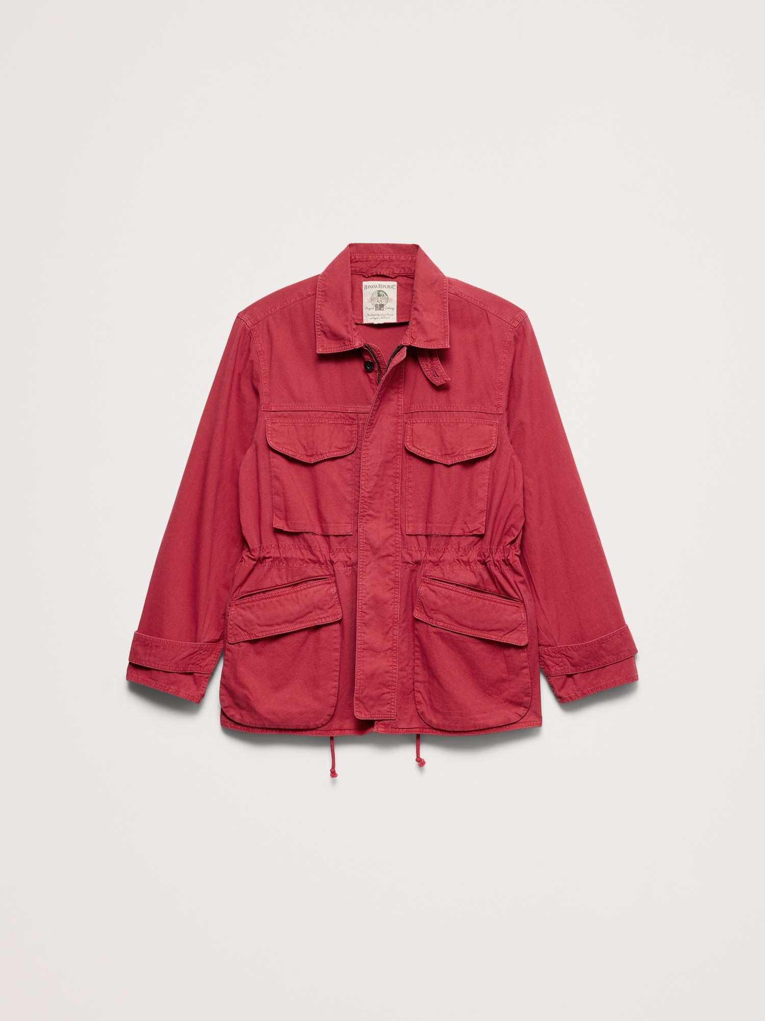 Мужская куртка Banana Republic Archive Reissue Field, цвет: Красный — фото 4