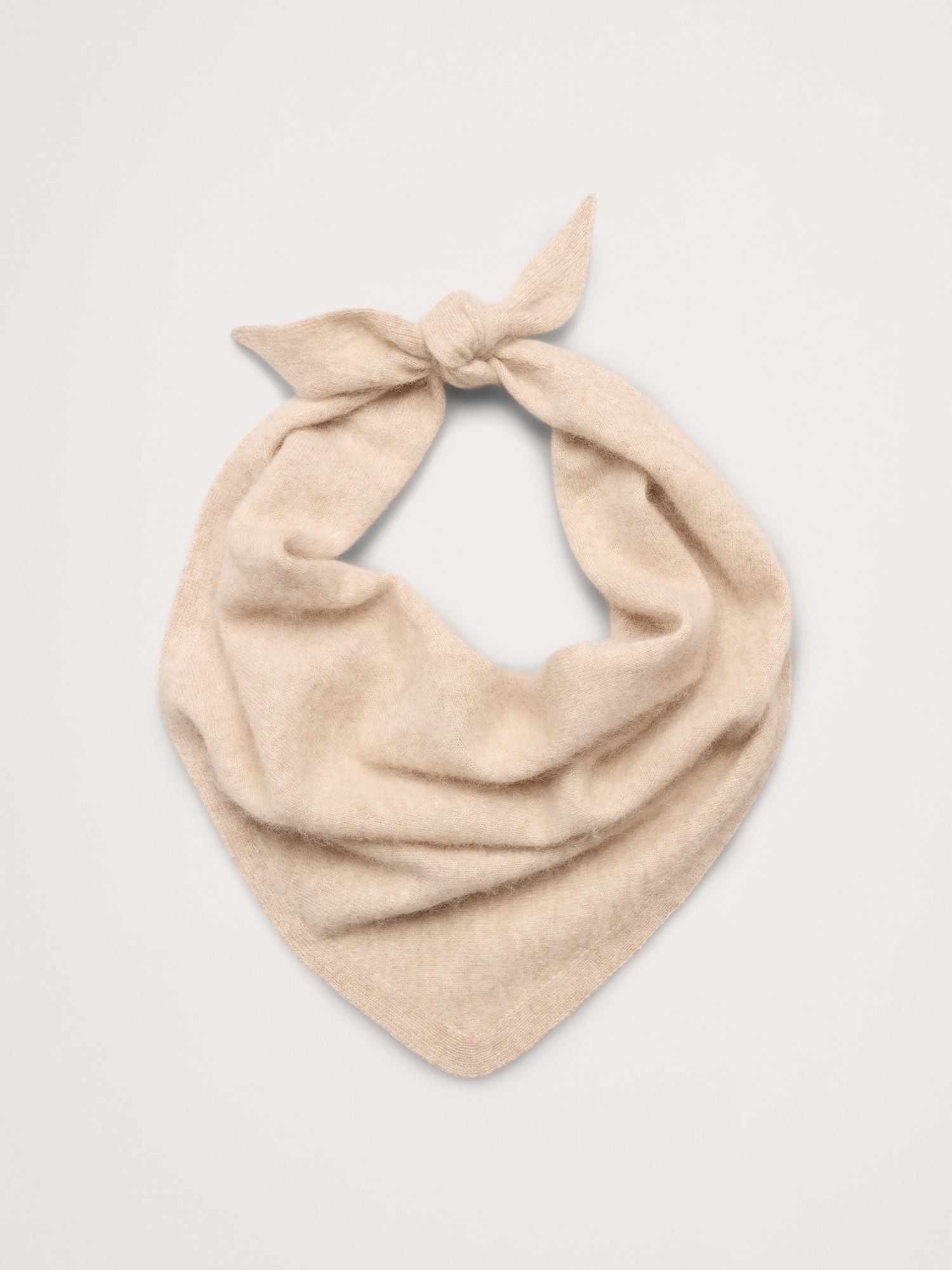Wool-Cashmere Triangle Scarf