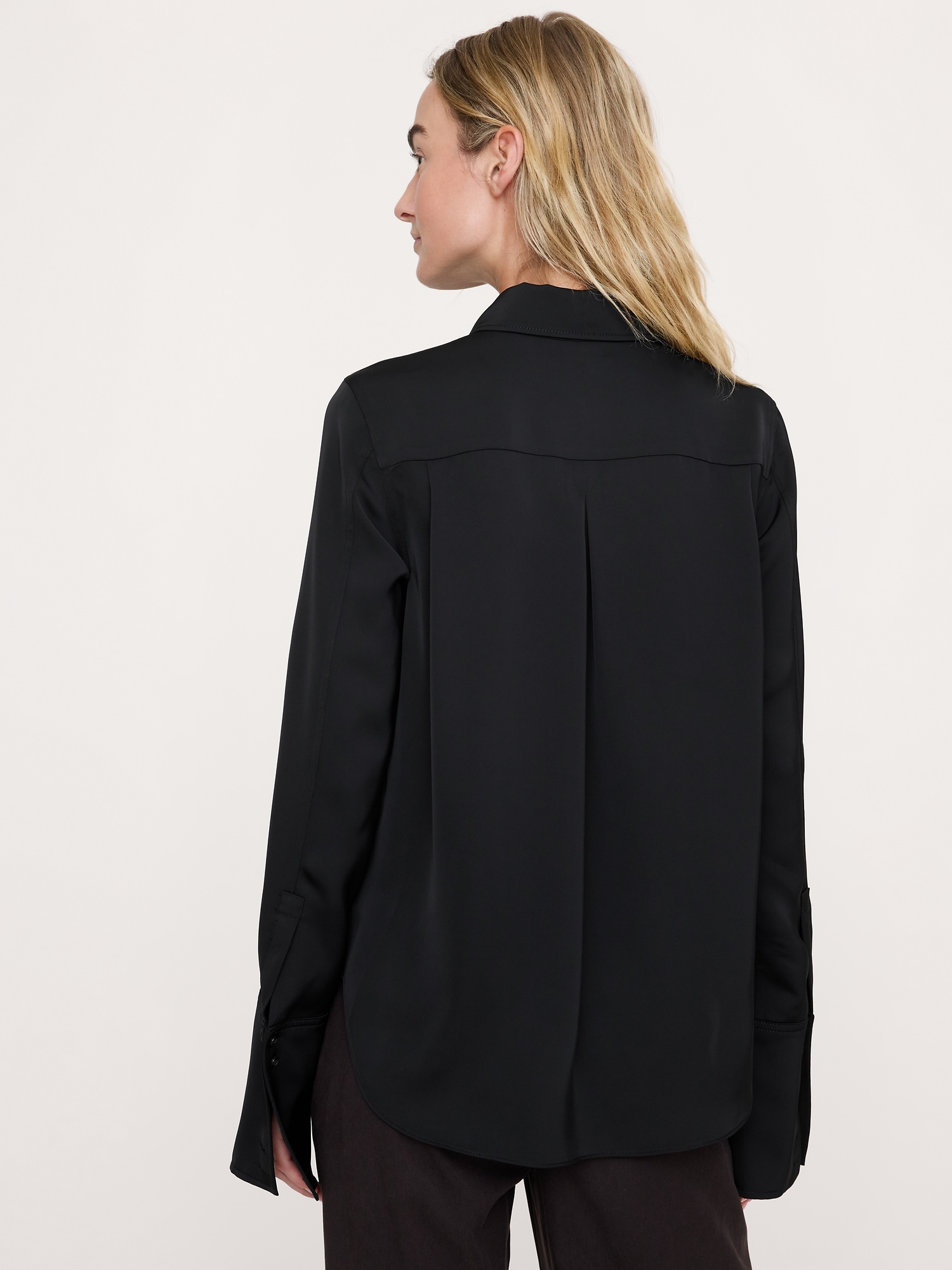 Relaxed Crepe Shirt - thumbnail 6