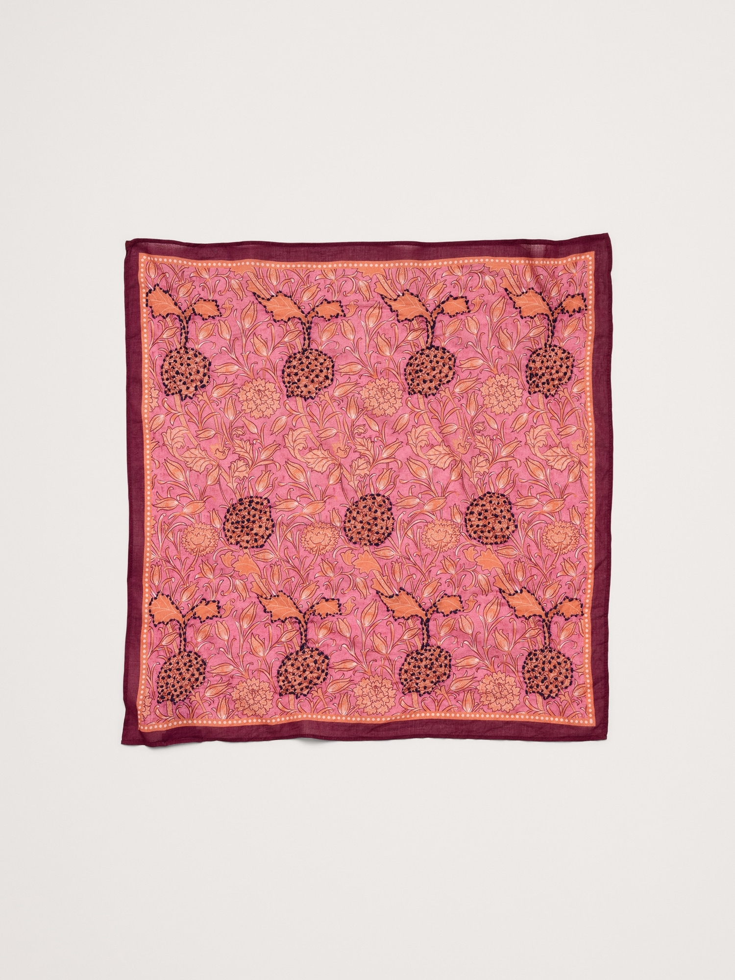 Image number 1 showing, Embroidered Cotton Scarf by Vismaya