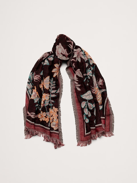 Long Embroidered Scarf by Vismaya