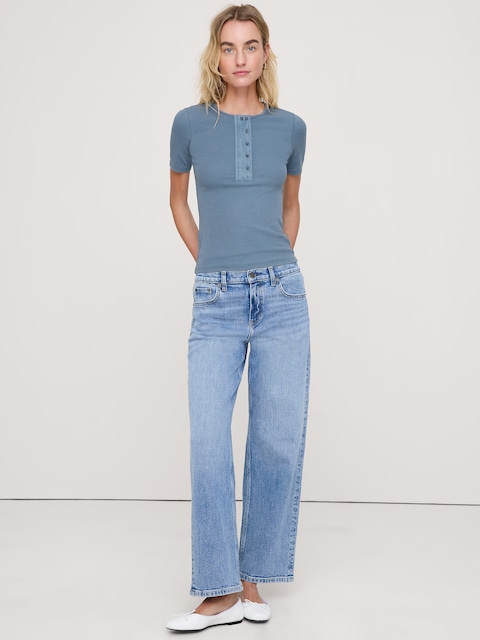 Ribbed Henley