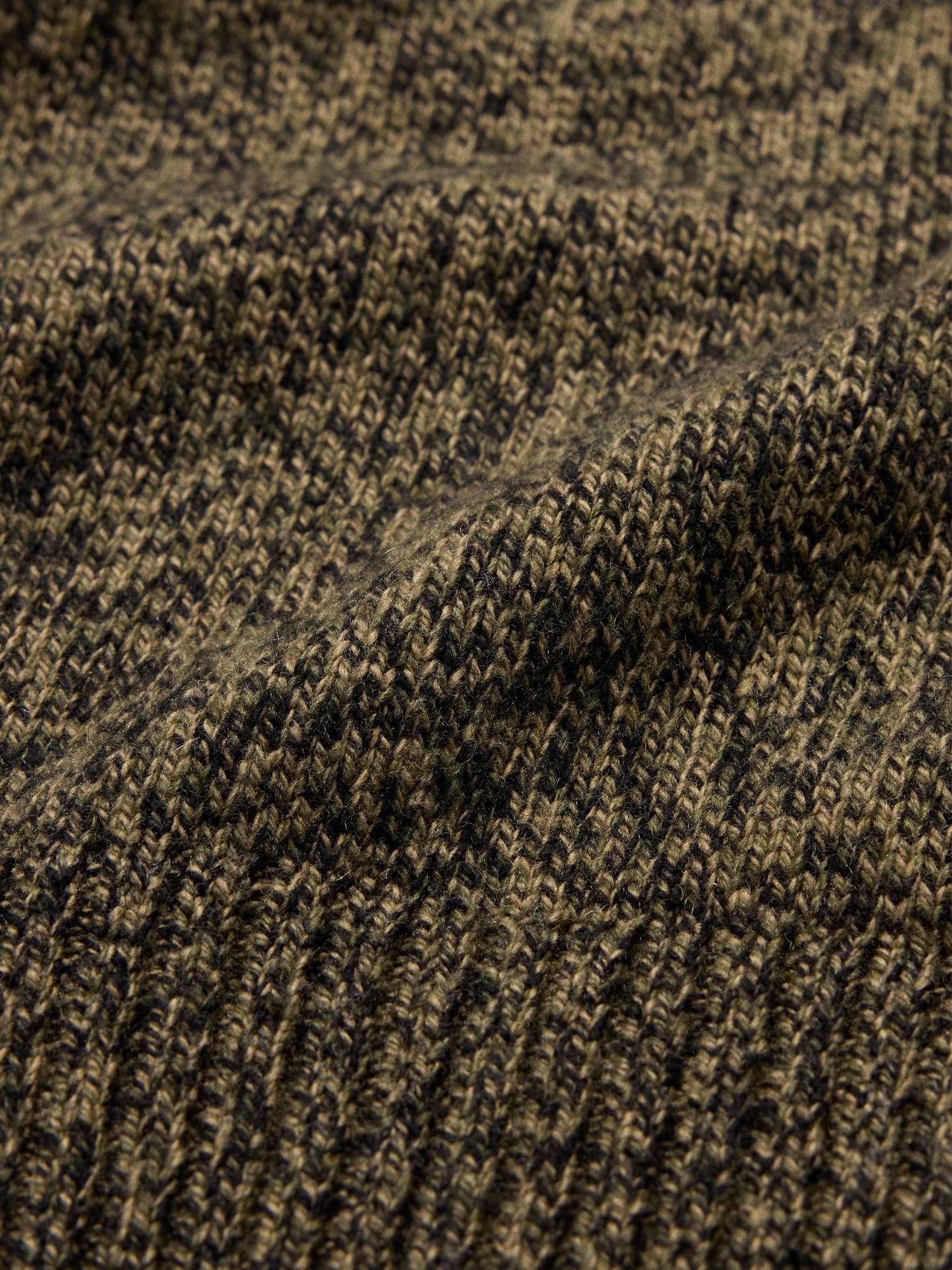 Marled Italian Cotton-Cashmere Crew-Neck Sweater - thumbnail 5